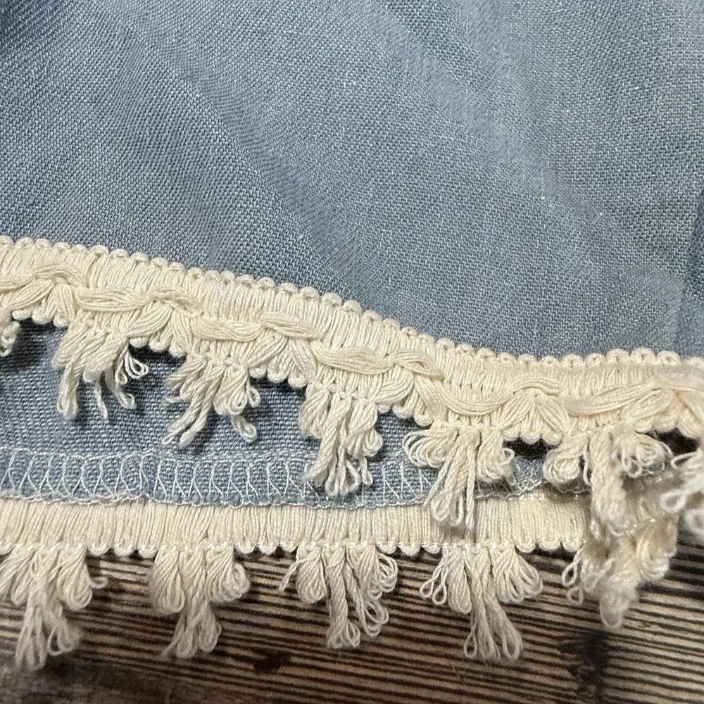 VTG Funky People Embroidered‎ Floral Vest Festival Boho Hippie - Picture 9 of 10